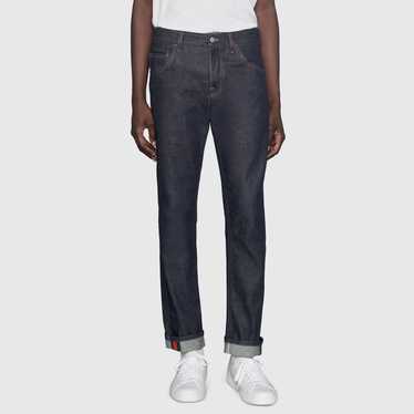 Designer × Gucci × Luxury Gucci Tapered Jeans Wit… - image 1