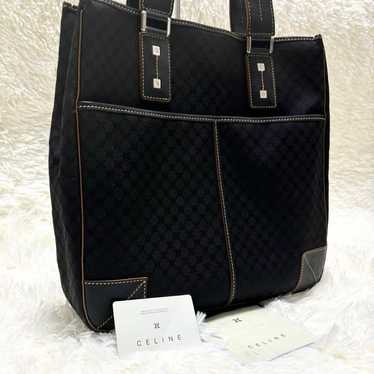 Celine tote bag canvas leather Triumph.