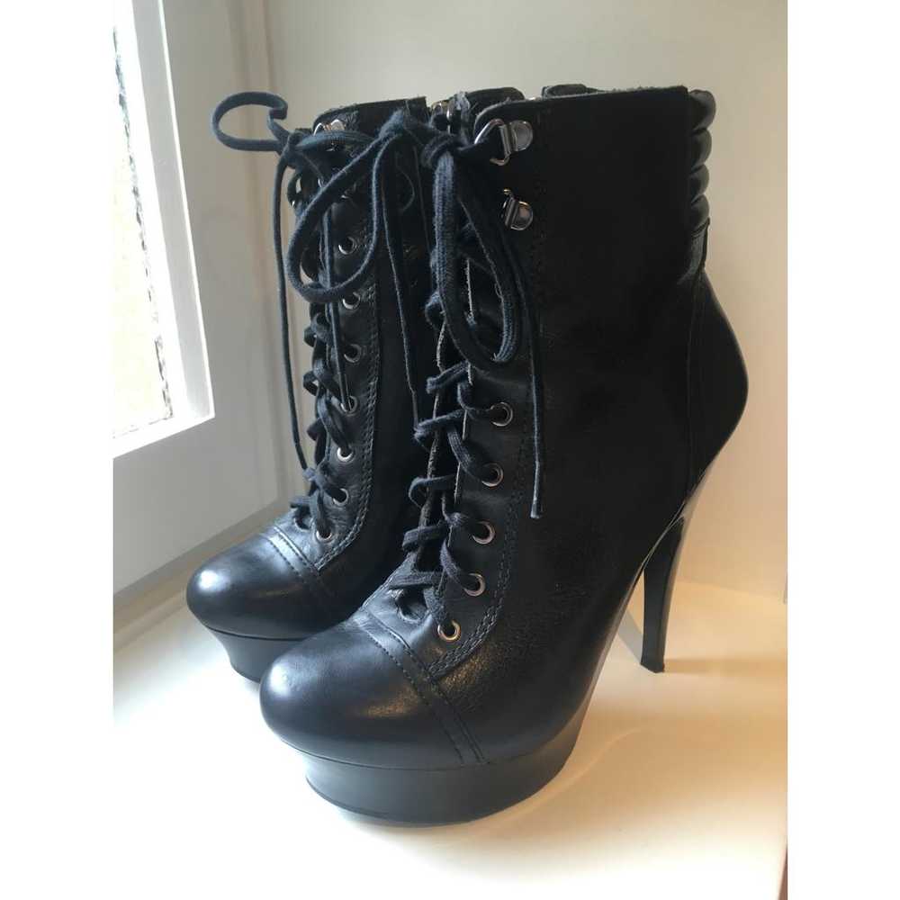 Bcbg Max Azria Leather lace up boots - image 6