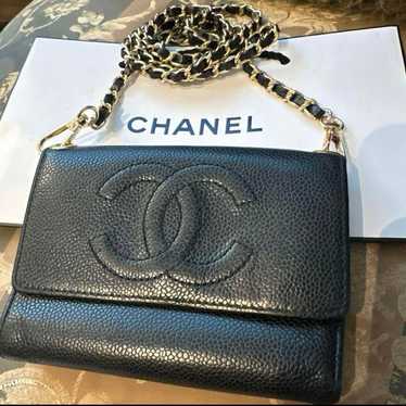 Chanel trifold wallet, wallet, chain wallet, shoul