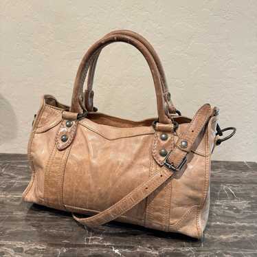 Frye Melissa Leather Satchel Shoulder Bag