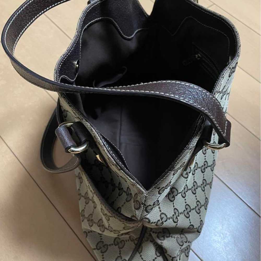 ［Excellent Condition］Gucci GG Pattern Tote Bag Be… - image 7