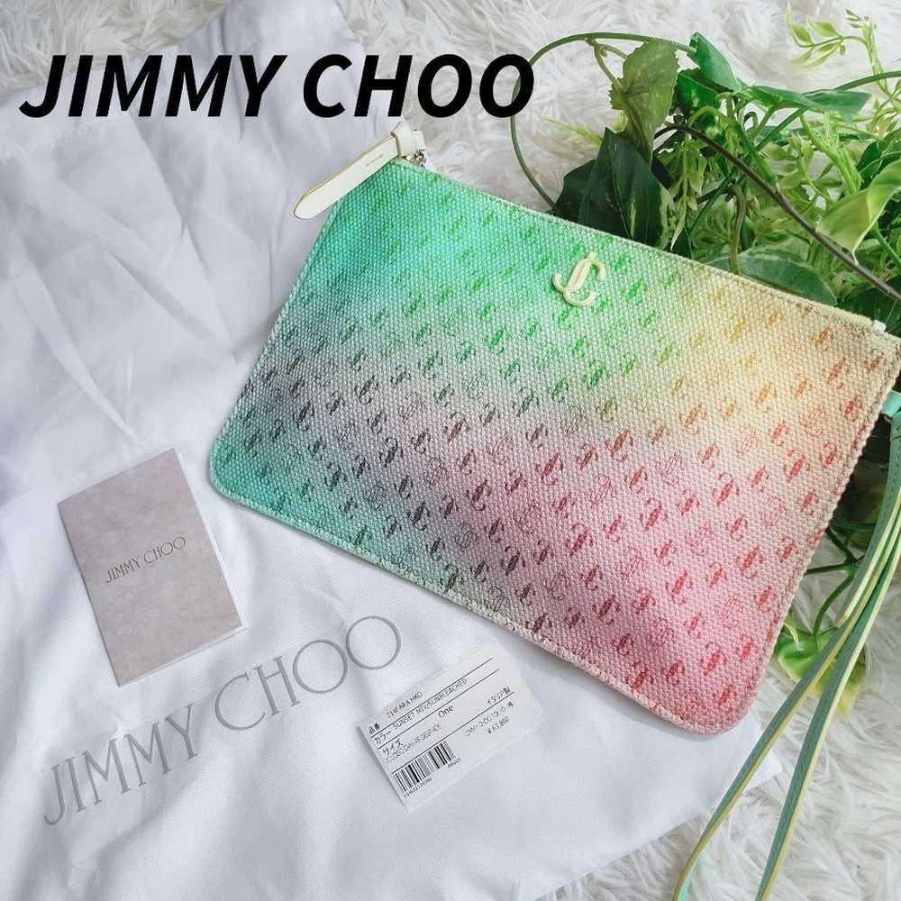 ■Unused Class■ Jimmy Choo Clutch Bag Pouch Gradie… - image 1