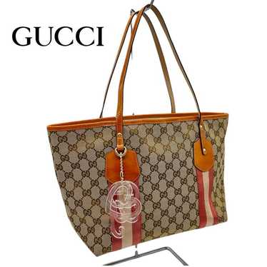 GUCCI Sherry Line GG Canvas Tote Bag Shoulder Bag - image 1