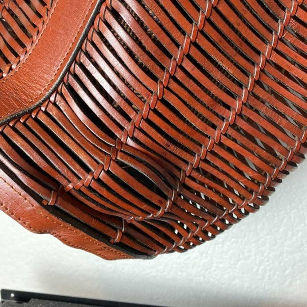 Rare vintage Cole Haan leather sling bucket backp… - image 12