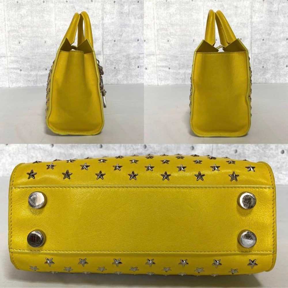 【JIMMY CHOO】RILEY/S Yellow Studded 2WAY Handbag - image 4