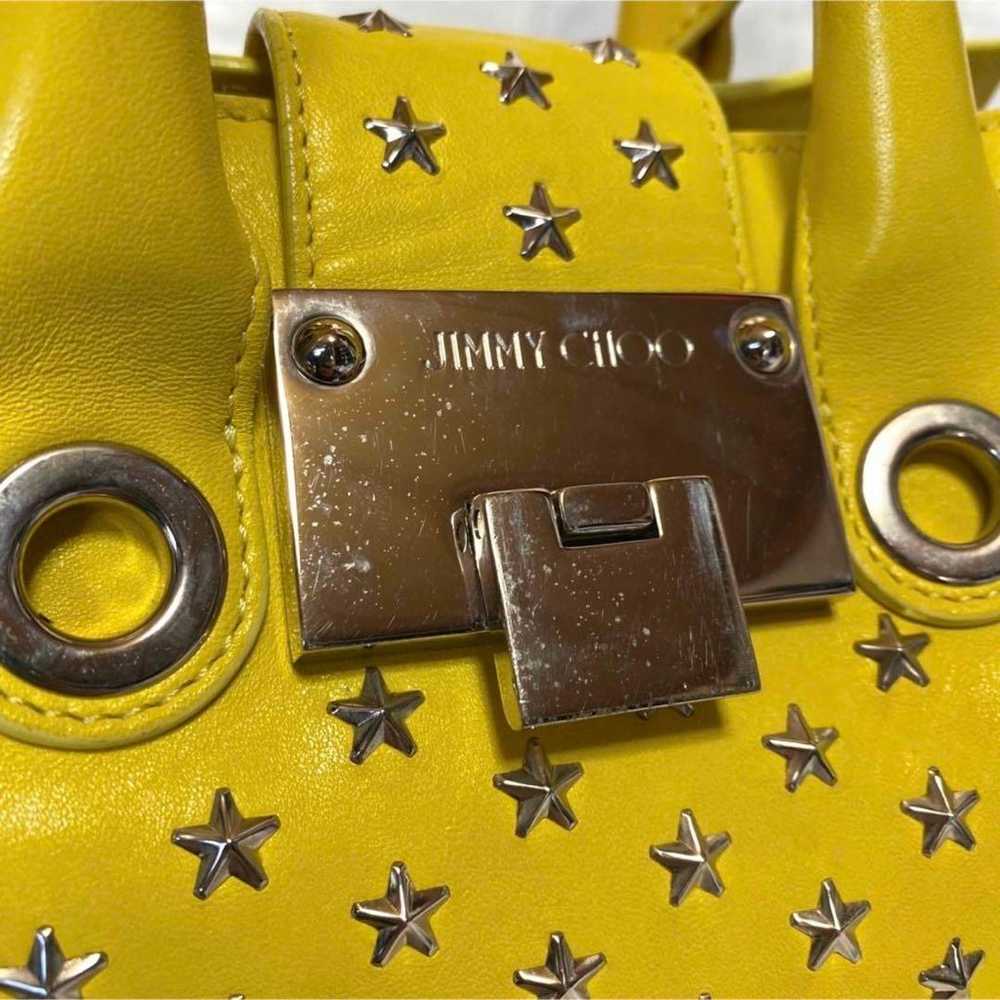 【JIMMY CHOO】RILEY/S Yellow Studded 2WAY Handbag - image 7