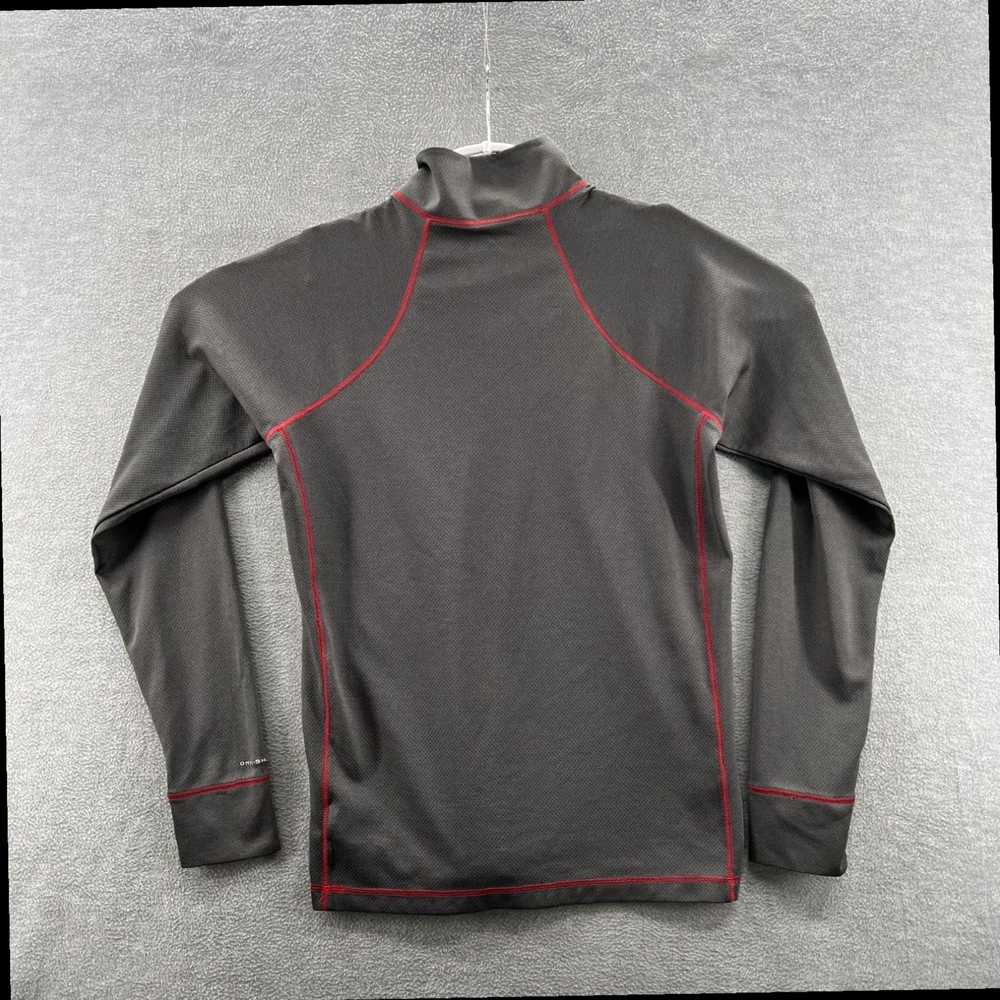 Vintage Gray Half Zip Pullover Baselayer Jacket f… - image 2