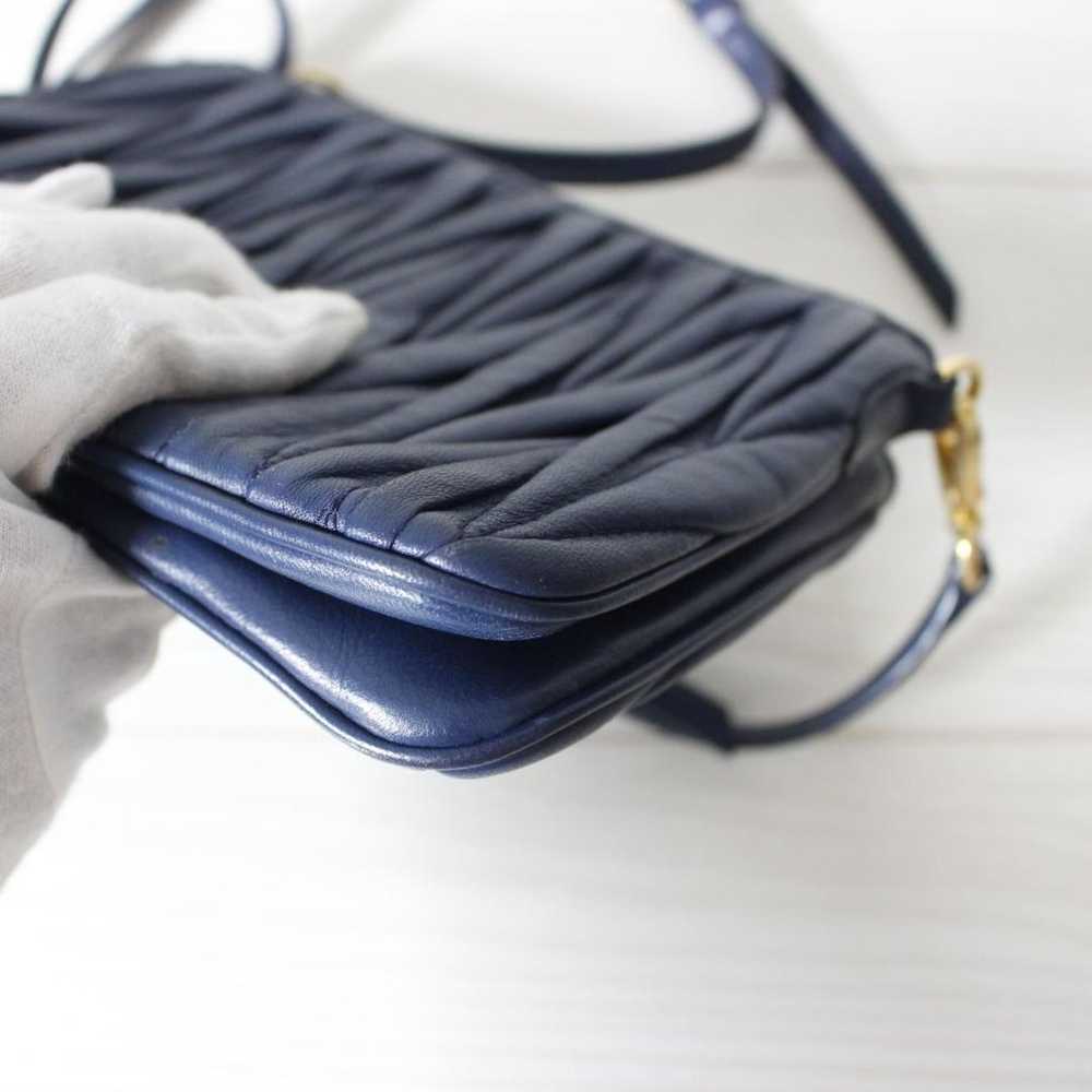 MIUMIU Shoulder Bag 2way Matelasse Double Zip Navy - image 10