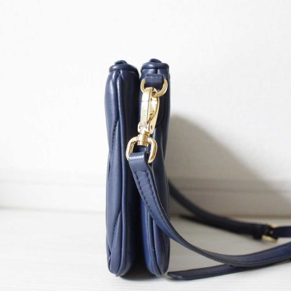 MIUMIU Shoulder Bag 2way Matelasse Double Zip Navy - image 3