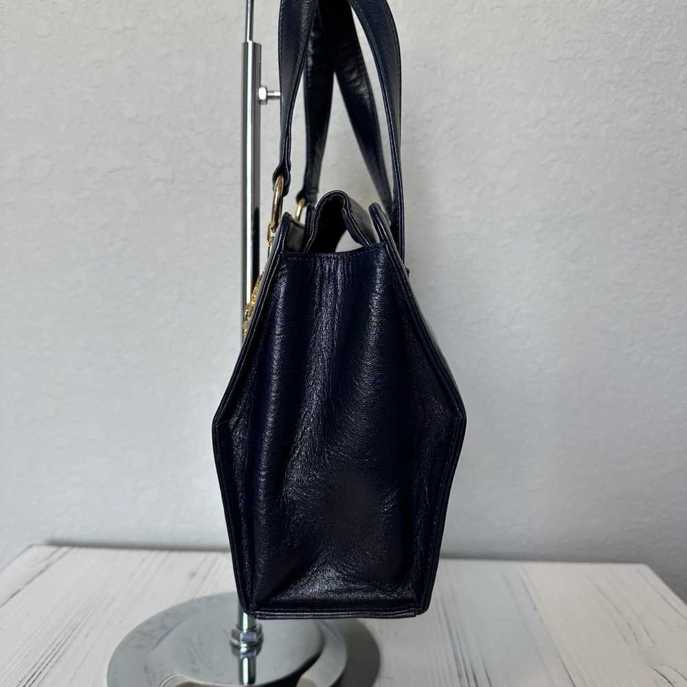 RARE Versace Medal Leather Handbag - image 3