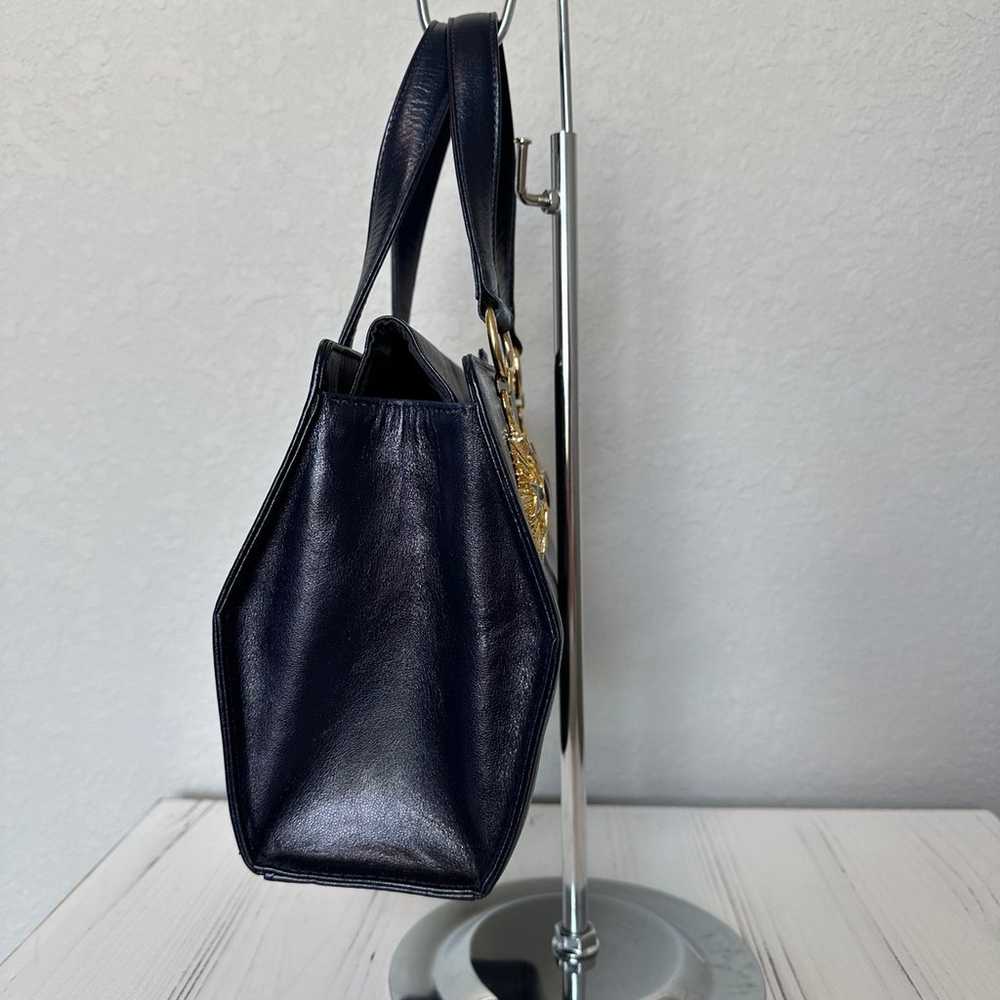 RARE Versace Medal Leather Handbag - image 4