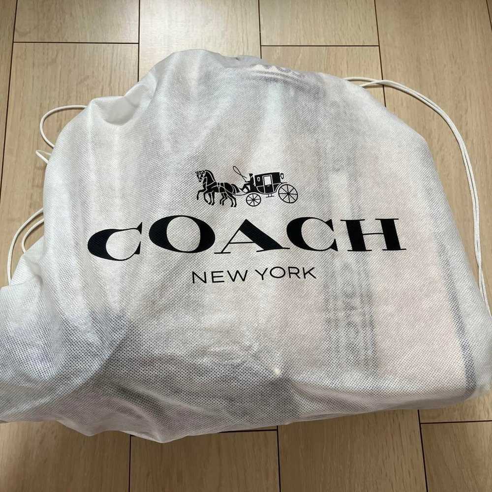 High-quality COACH 2way Canvas Leather Tote Bag - image 2