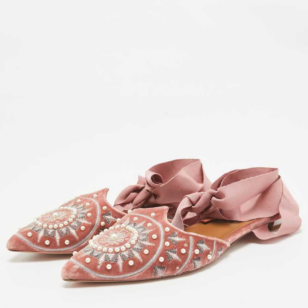 Aquazzura Velvet flats - image 2