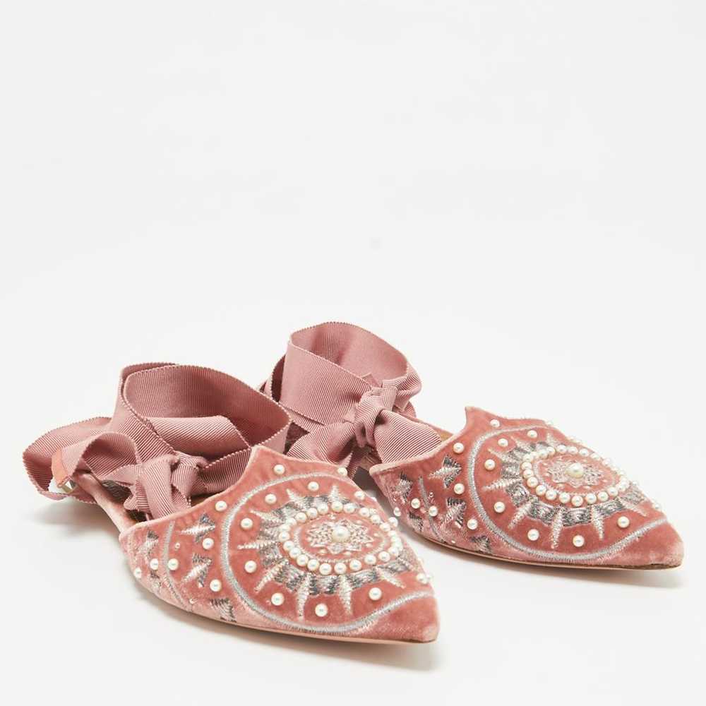 Aquazzura Velvet flats - image 3