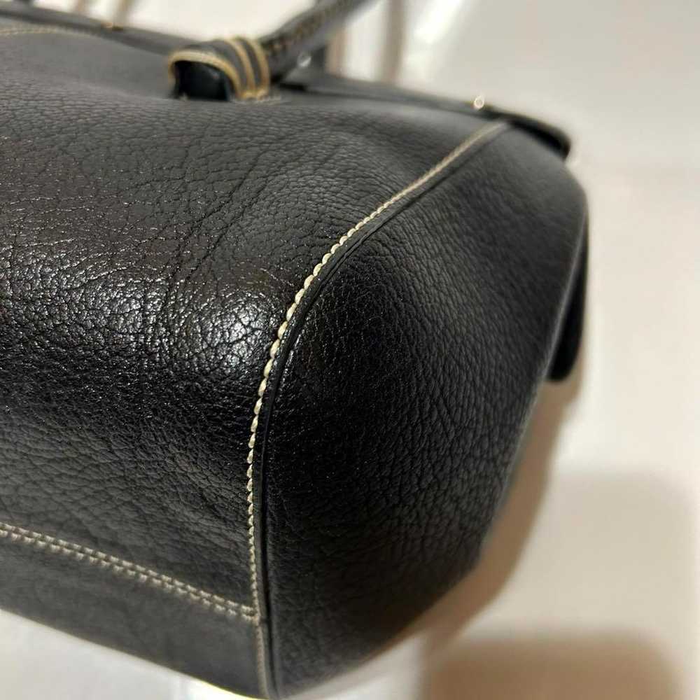 【Excellent Condition】TOD'S Handbag Corinche Wave … - image 10