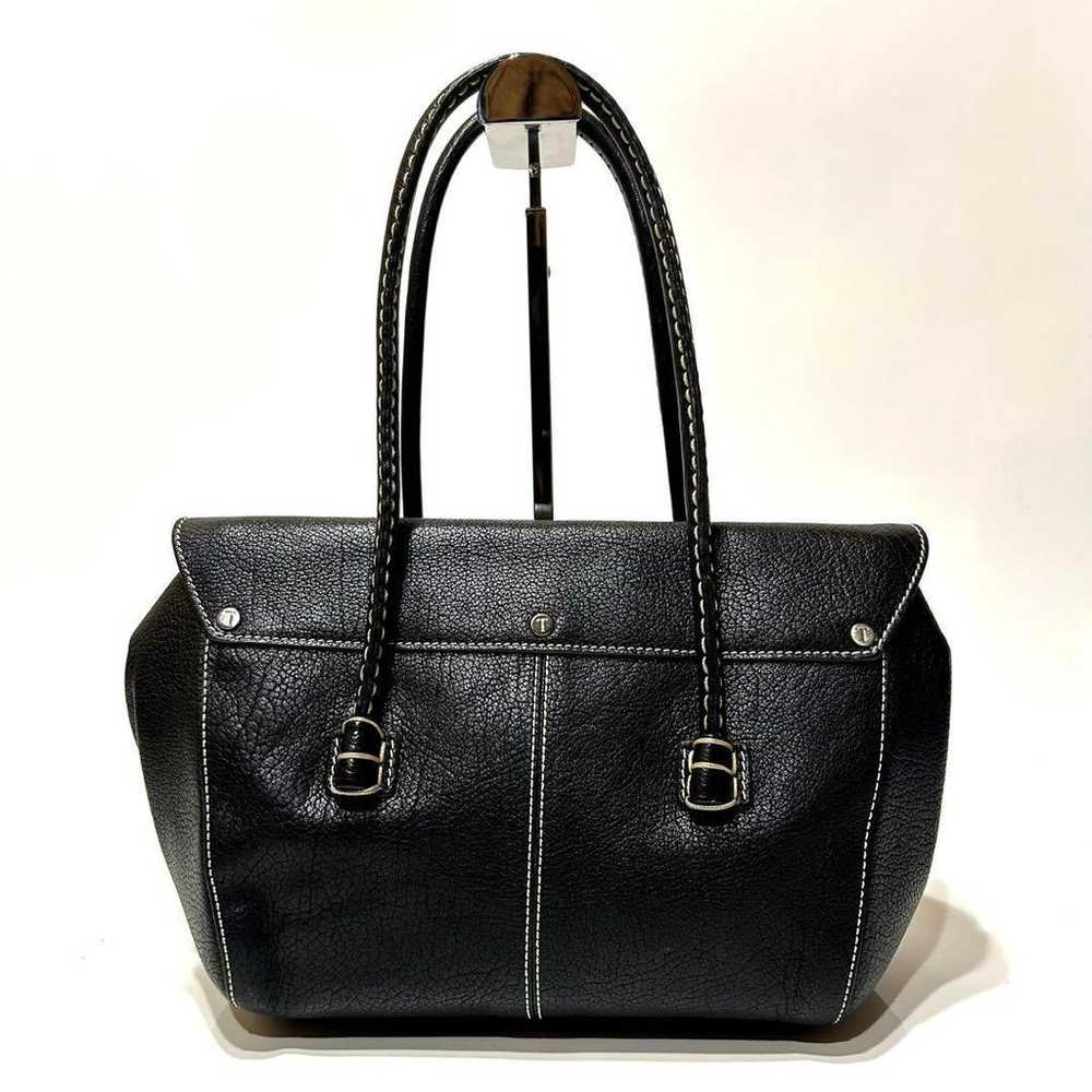 【Excellent Condition】TOD'S Handbag Corinche Wave … - image 3