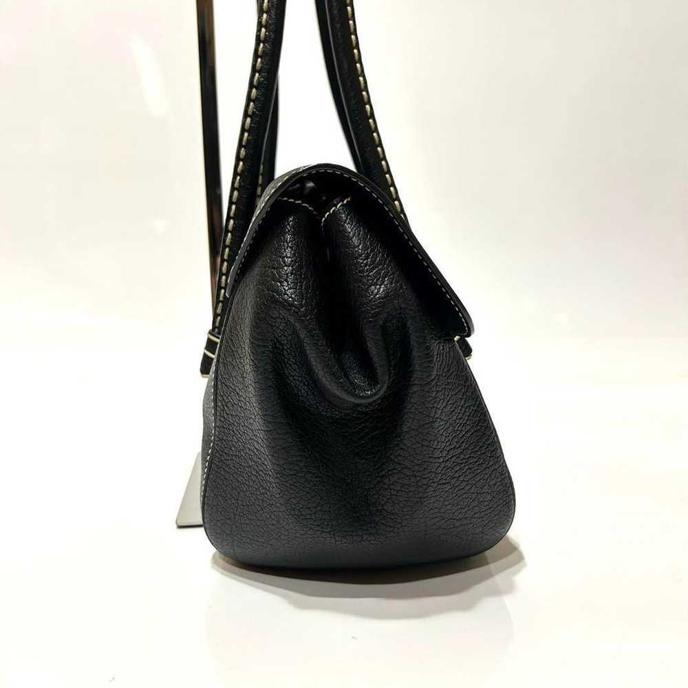 【Excellent Condition】TOD'S Handbag Corinche Wave … - image 5