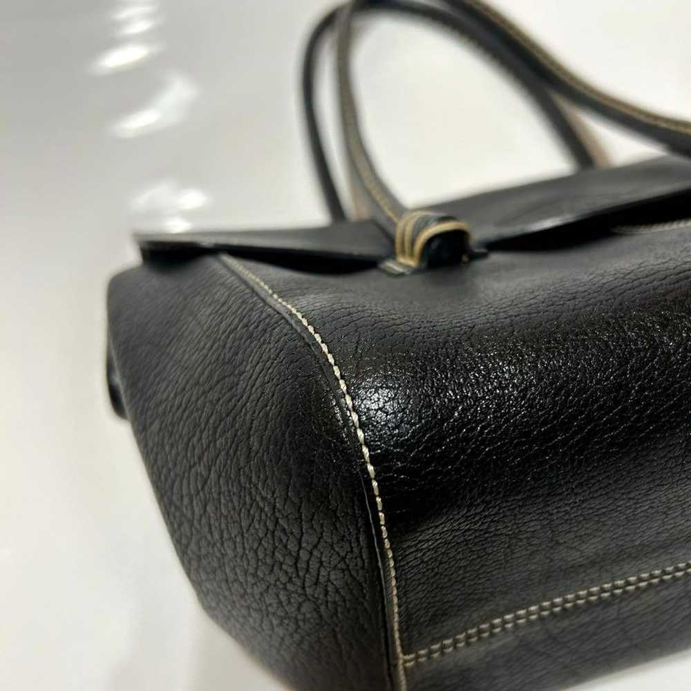 【Excellent Condition】TOD'S Handbag Corinche Wave … - image 7