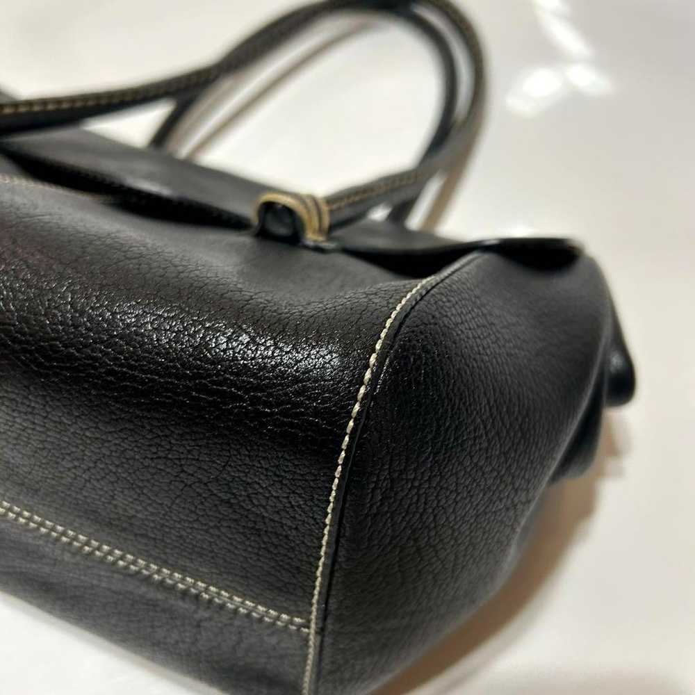 【Excellent Condition】TOD'S Handbag Corinche Wave … - image 8