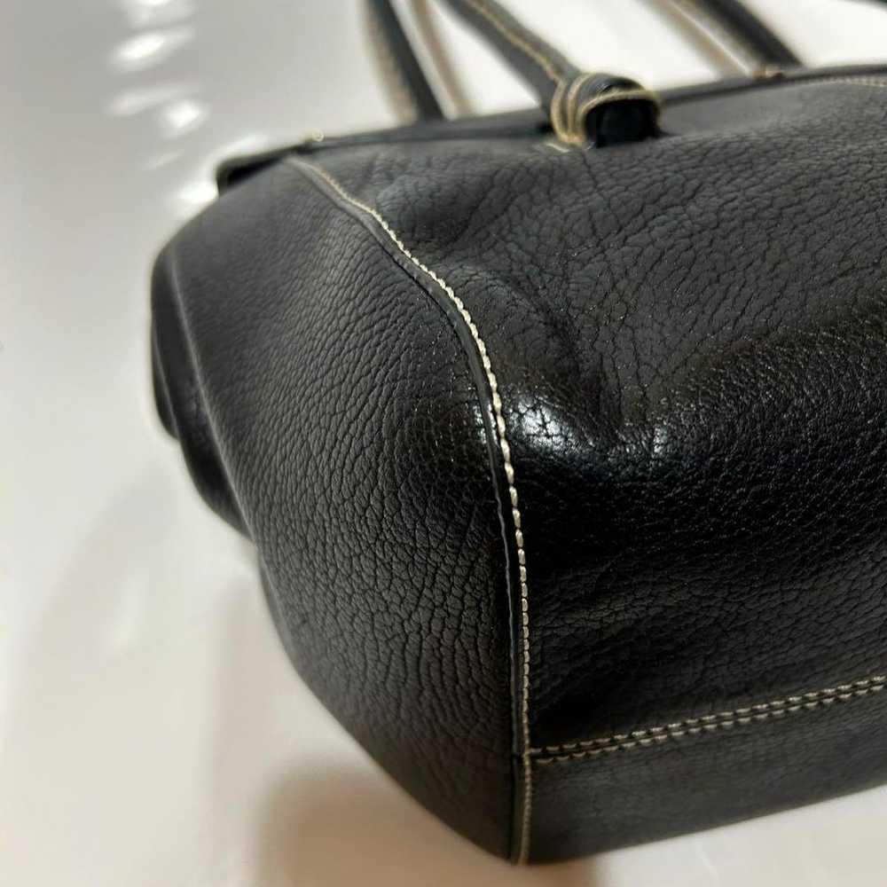 【Excellent Condition】TOD'S Handbag Corinche Wave … - image 9