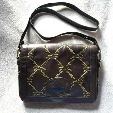 LONGCHAMP Shoulder Bag Vintage Logo Pattern Made i