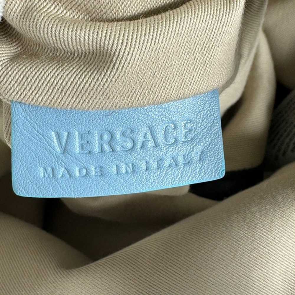 VERSACE Medusa Multicolor Cloth/Canvas Leather Be… - image 8