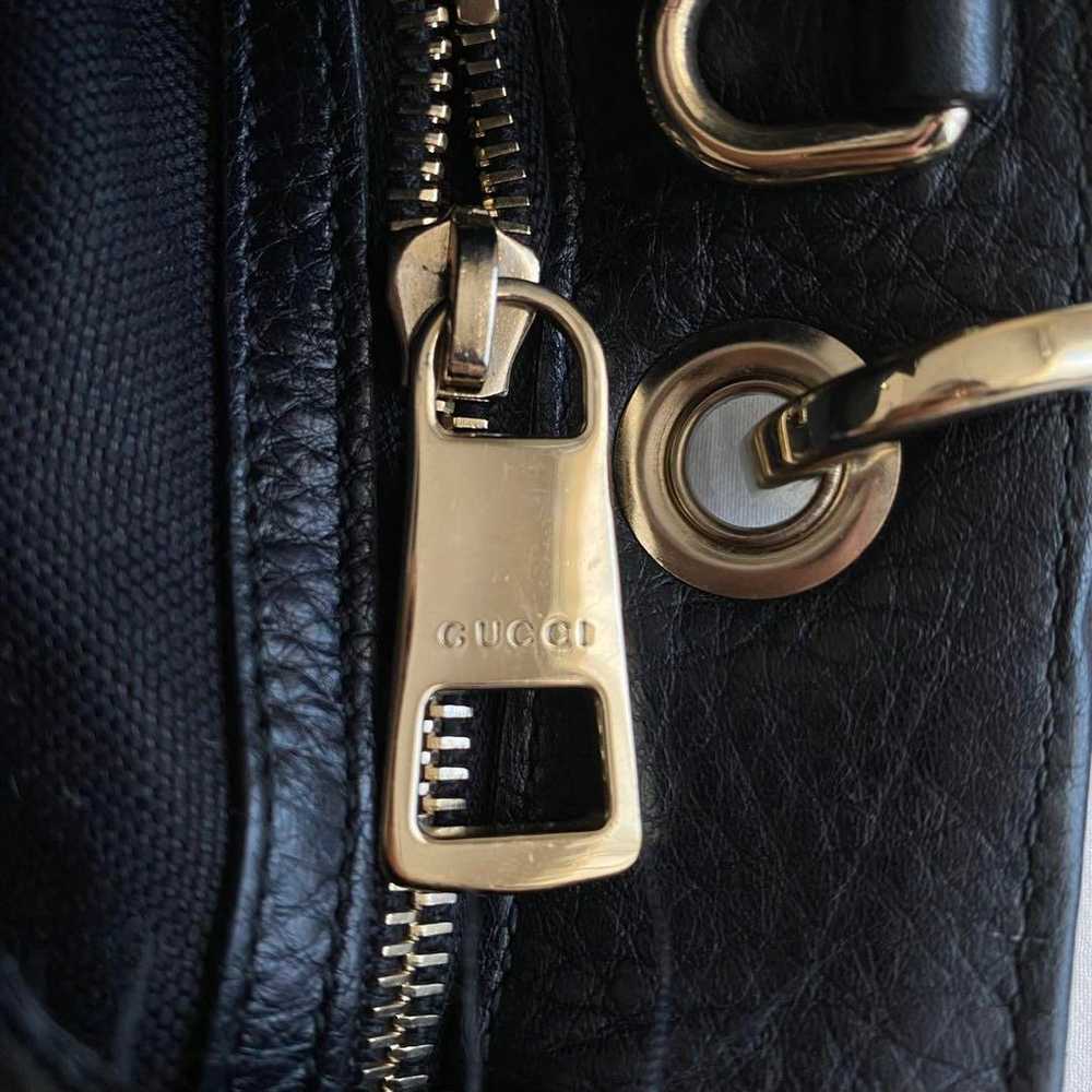 Gucci Bamboo Bag Shoulder Hand Old Black 2way - image 10