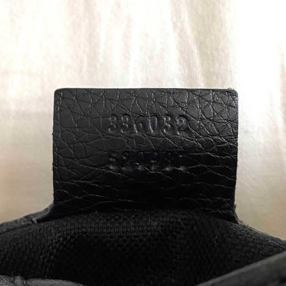 Gucci Bamboo Bag Shoulder Hand Old Black 2way - image 12