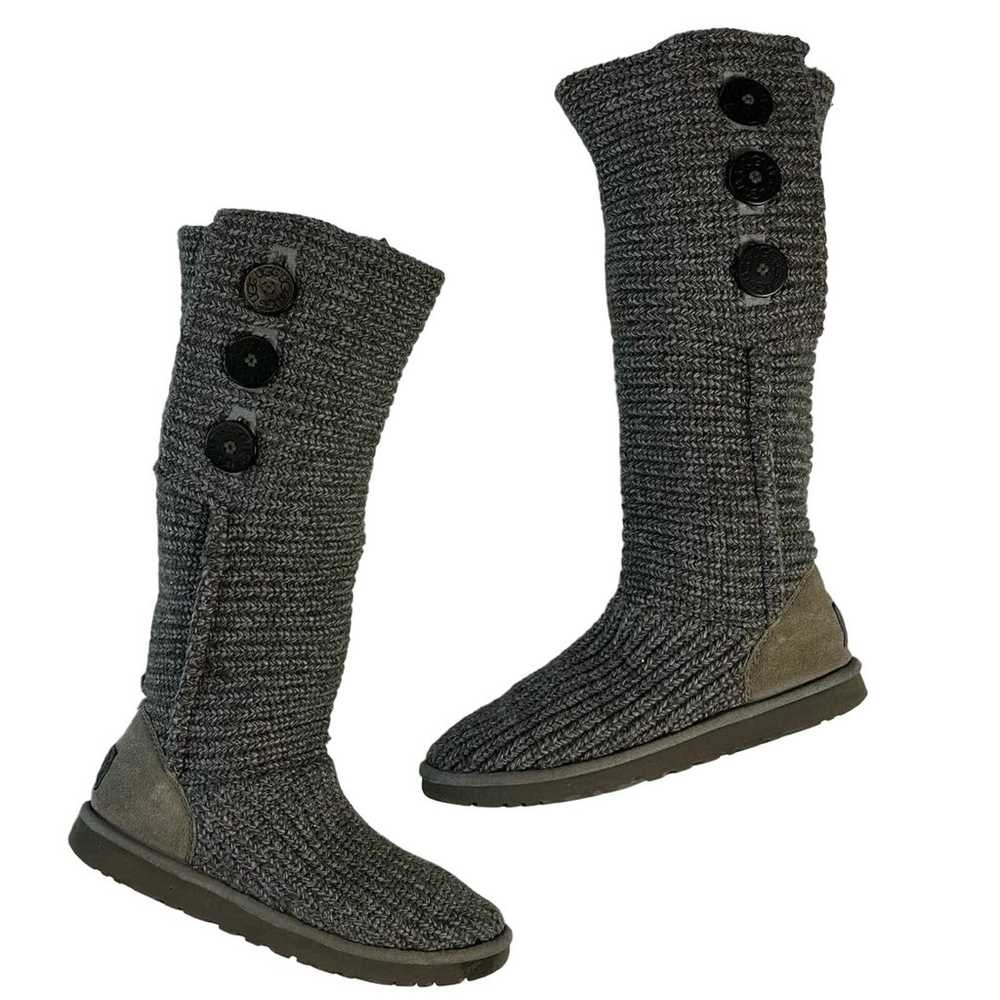 Ugg Australia Women's 8 Classic Cardy Knit Tall B… - image 1