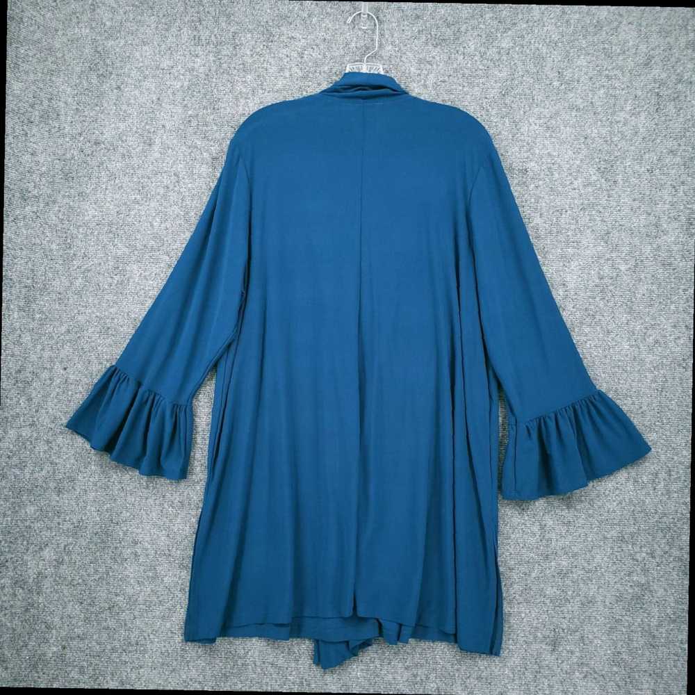 Bell Womens Plus Size 1X Beautiful Blue Duster Ca… - image 2