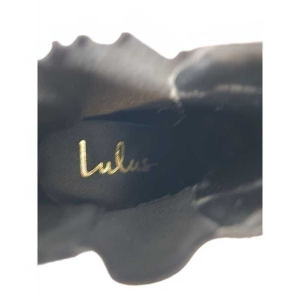 Lulu's Black suede Rabea heeled booties - image 9