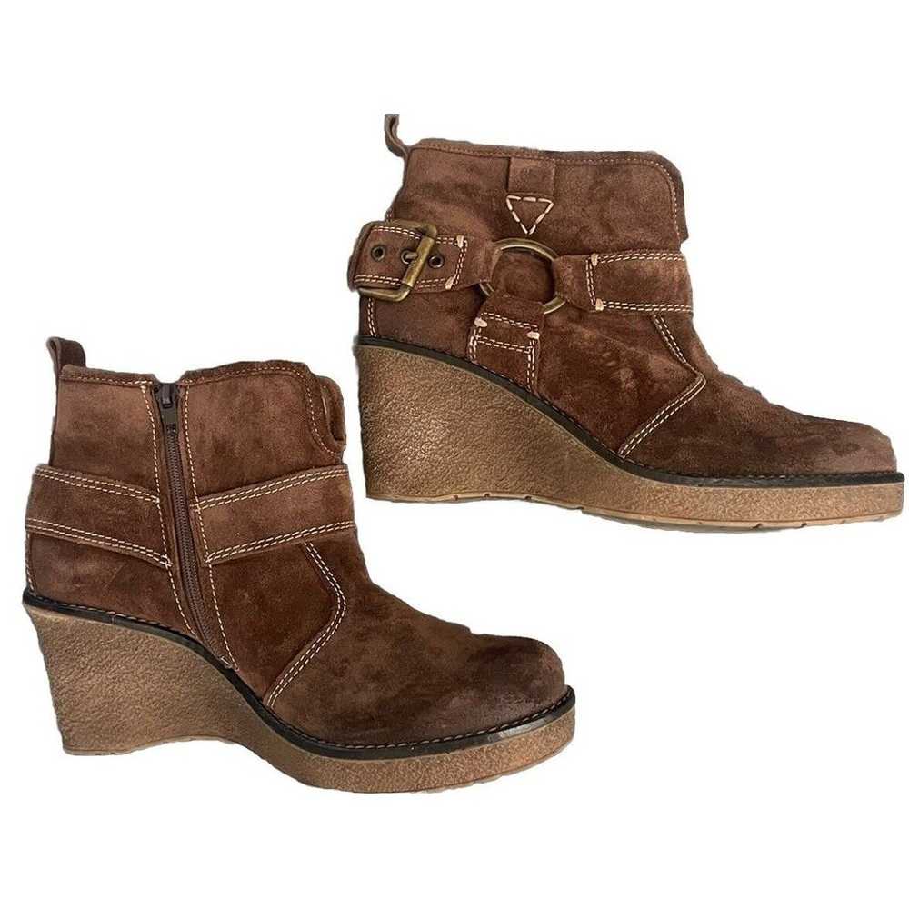 Josef Seibel,  Ladies Mid Calf, Suede Leather Boo… - image 2