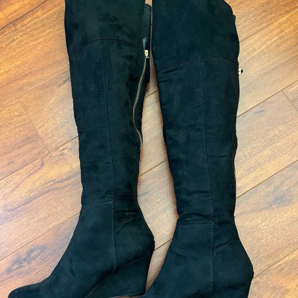 Nine West Over The Knee Suede Boots 6.5 - image 4