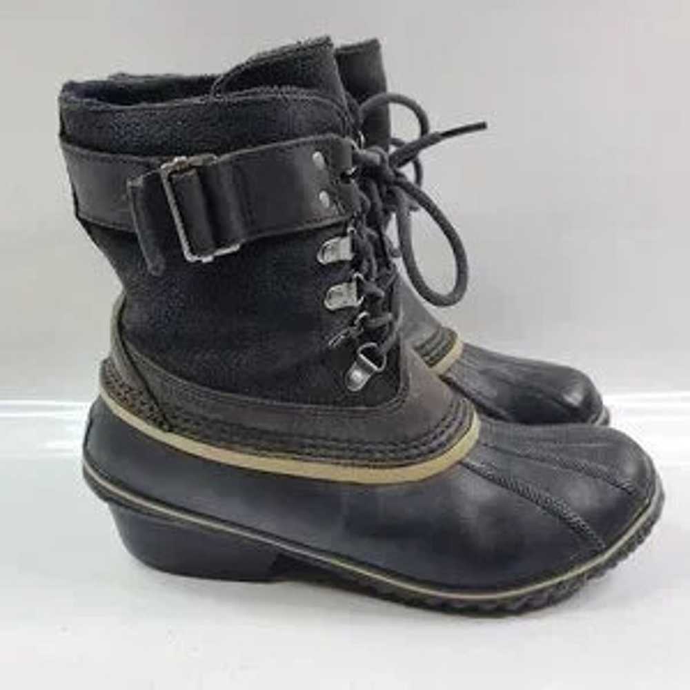 Sorel Women's Black Fancy Lace II NL2125-010 Leat… - image 2