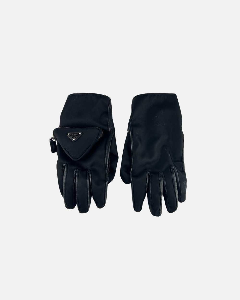 Prada Prada Re-Nylon Napa Leather Bag Gloves - image 1