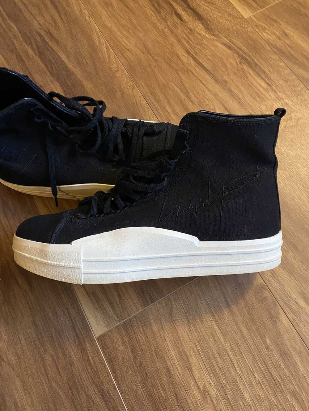 Y-3 Yohji Y-3 high top canvas sneaker - image 2