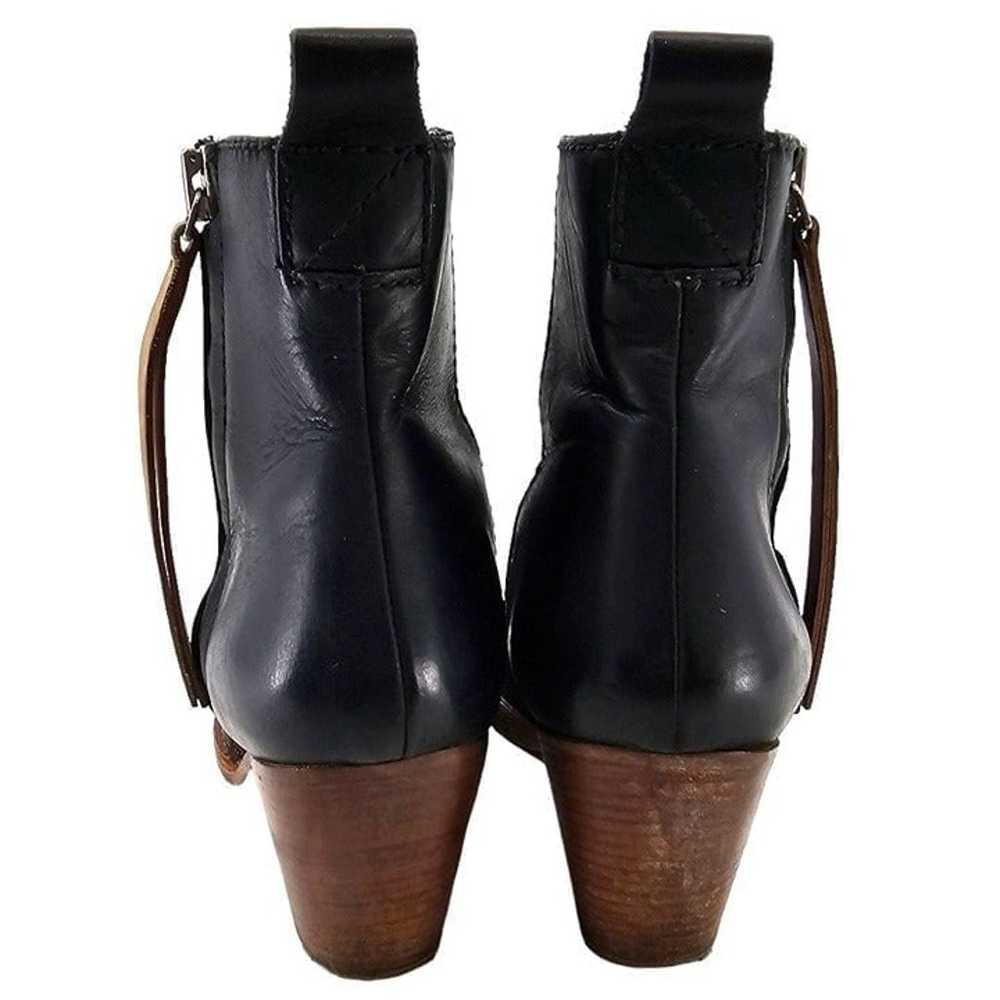 Acne Studios Womens 40 Black Leather Pistol Boots… - image 12