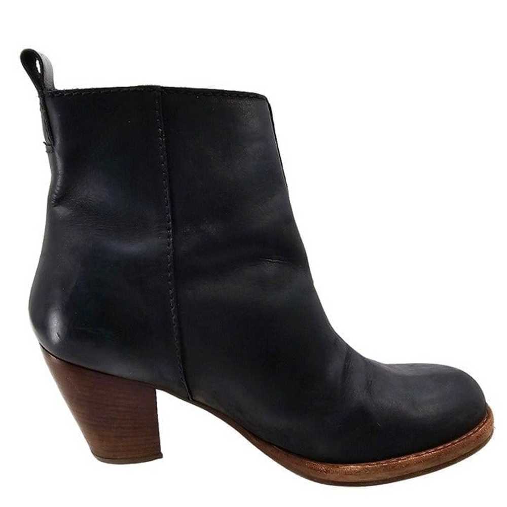 Acne Studios Womens 40 Black Leather Pistol Boots… - image 5