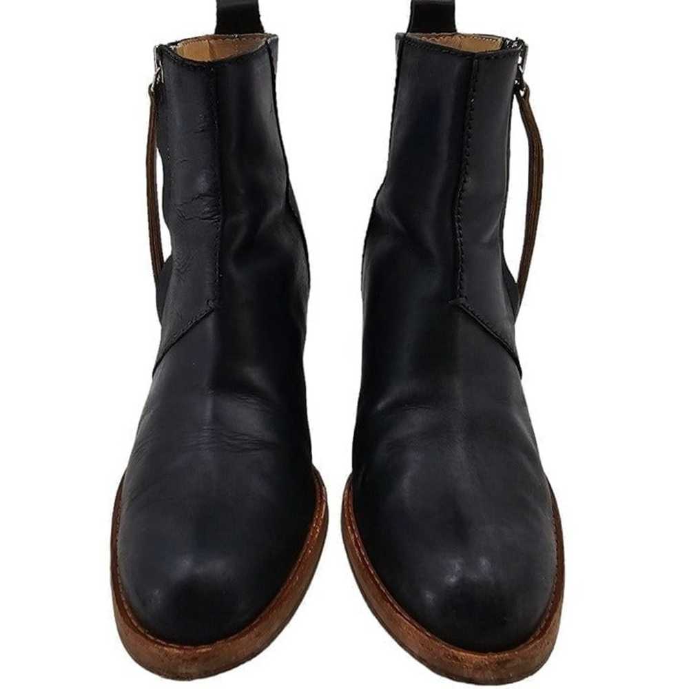 Acne Studios Womens 40 Black Leather Pistol Boots… - image 6