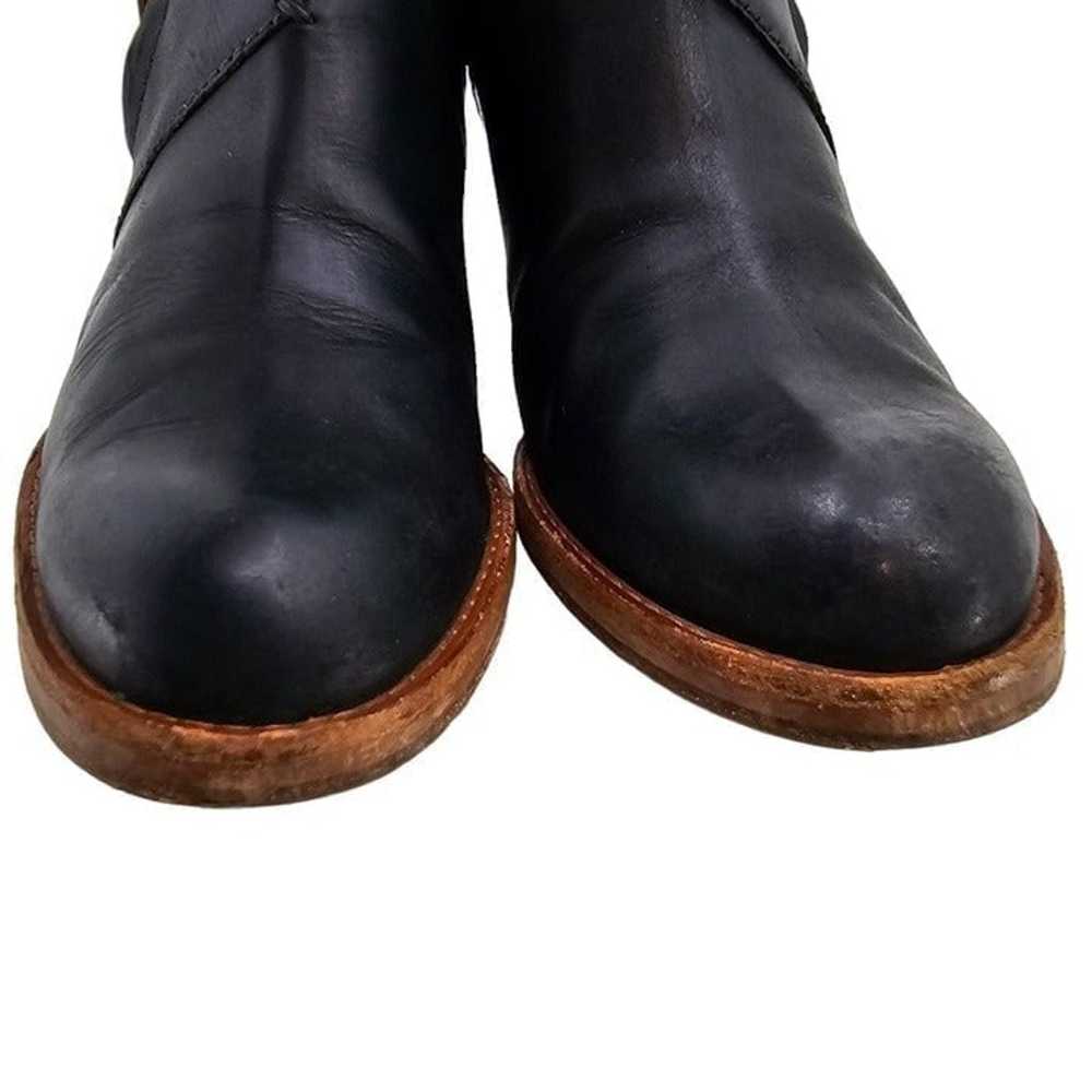 Acne Studios Womens 40 Black Leather Pistol Boots… - image 7