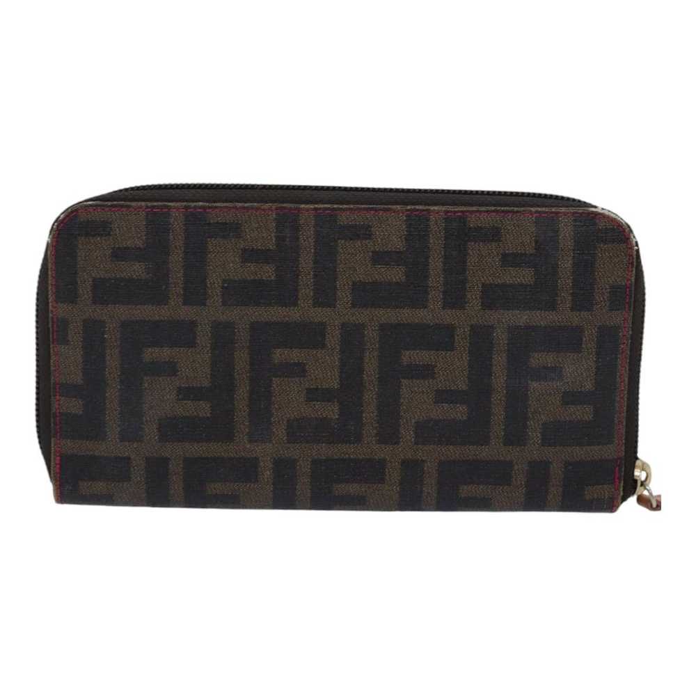 Fendi FENDI Zucca Canvas Long Wallet Black Brown … - image 2