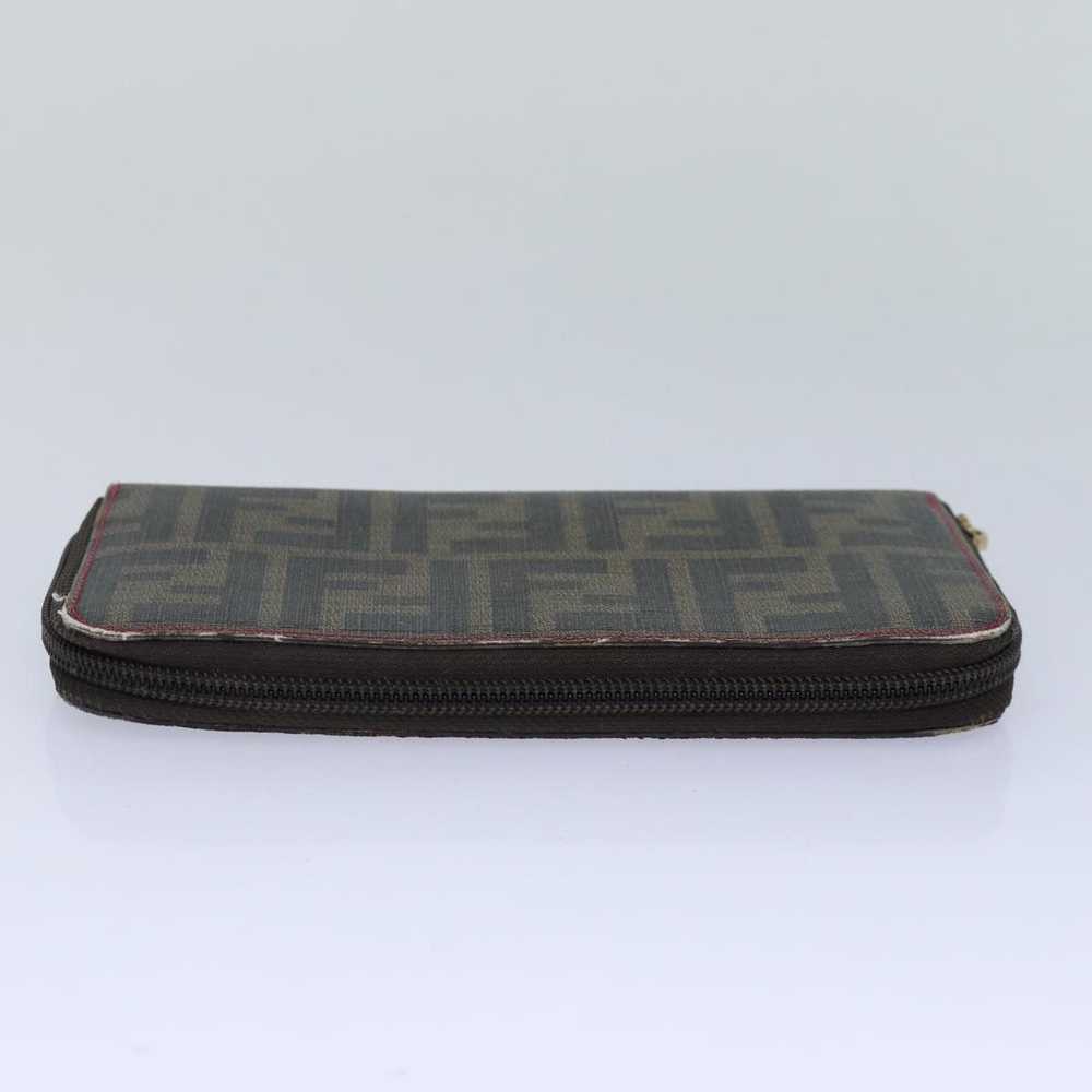 Fendi FENDI Zucca Canvas Long Wallet Black Brown … - image 5