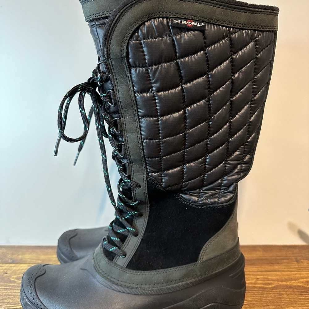 North Face Boots Womens 8.5 Thermoball Puffer Tal… - image 3