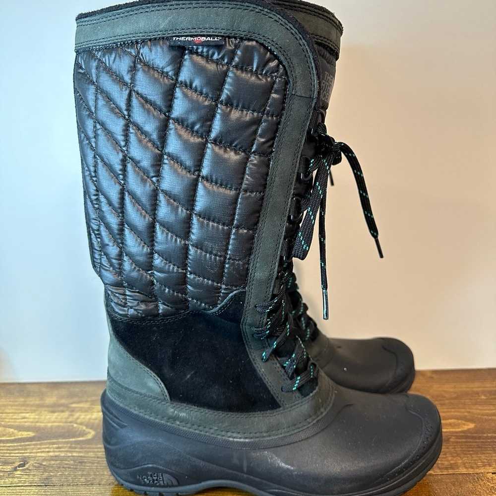 North Face Boots Womens 8.5 Thermoball Puffer Tal… - image 4