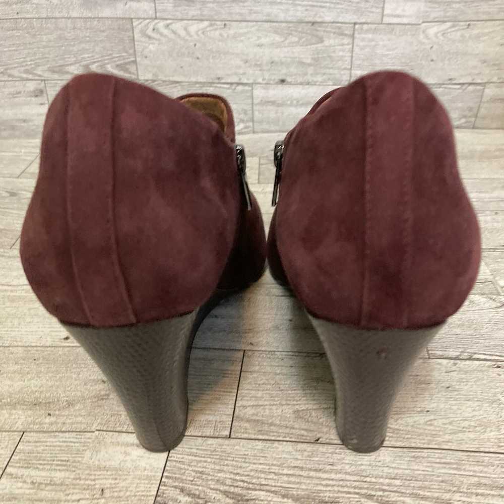 Clarks Artisan Ankle Booties 9M Burgundy Purity F… - image 10