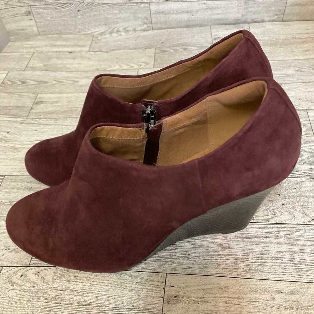 Clarks Artisan Ankle Booties 9M Burgundy Purity F… - image 2