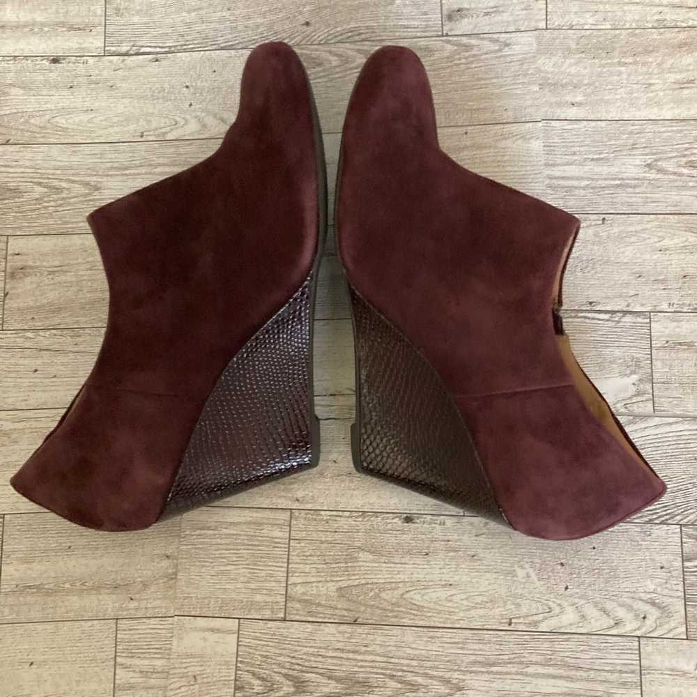 Clarks Artisan Ankle Booties 9M Burgundy Purity F… - image 3