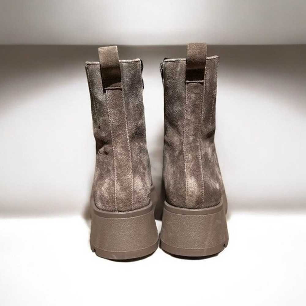 NEW Vince Camuto Neframes Taupe Suede Chukka Lugg… - image 2