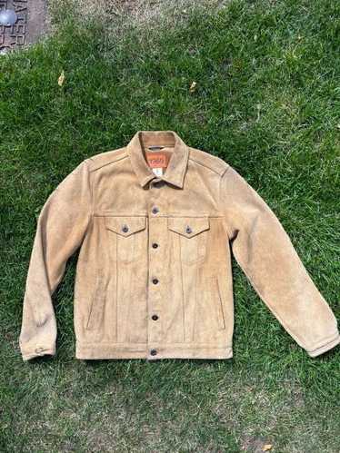 Gap Gap 1969 Suede Leather Trucker Jacket